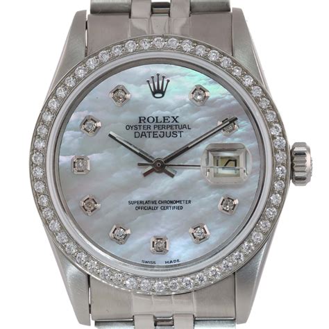 which diamonds does rolex use|Rolex 36mm datejust diamond bezel.